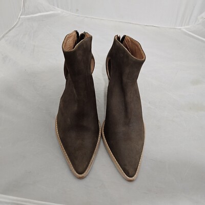 Free People Brown Wilder Booties Women Free People Wilder Ankle Booties 37/7 main image 0