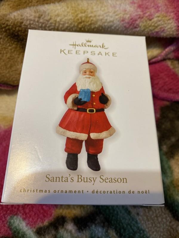 Hallmark Keepsake Ornament Santa’s Busy Season NIB