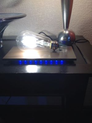 NEW HANDMADE THOMAS EDISON TRIBUTE TABLE LAMP