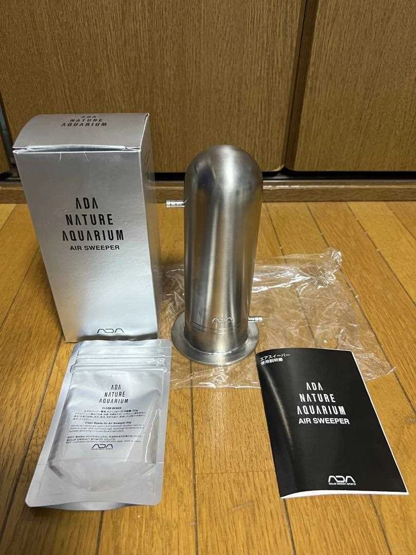 Rare White Logo Ver ADA Aqua Design Amano Air Sweeper Metal Type With Box New