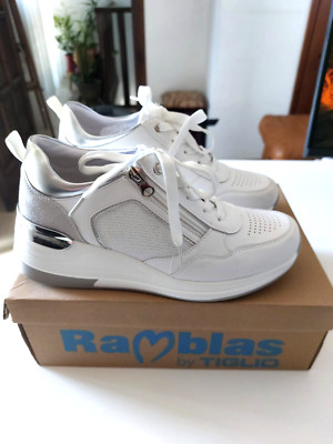 Neue weiße Ramblas by TIGLIO Damen Sneaker, EU 38 - bequem und modisch!