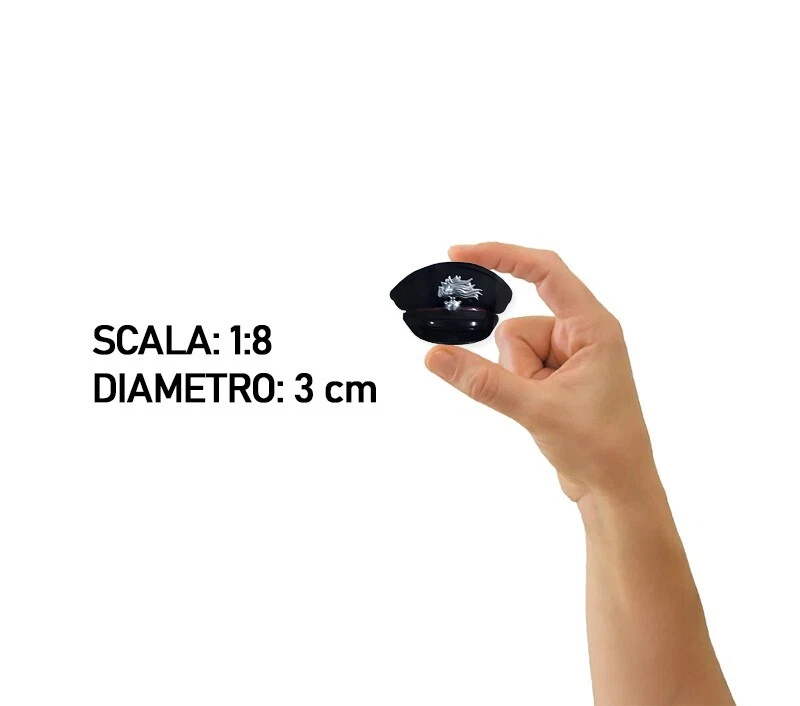 Minichamps CAPPELLO DEI CARABINIERI - MINIATURA IN SCALA 1:8 (Diametro 3 cm) - Immagine 2 di 3