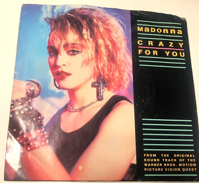 Madonna   Berlin 7'' 45 Record & Picture Sleeve Crazy For You / No More Words