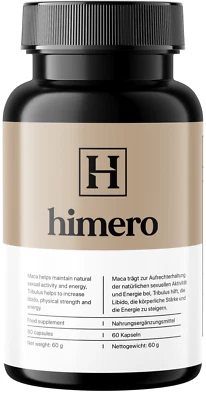 NUTRIZET Himero - 60 Capsules - One months supply - Male Performance