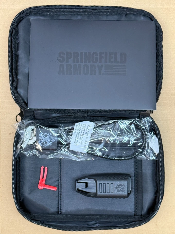 Springfield Armory Black Zippered Nylon Carry Case 8.5" for Hellcat Pistol - Image 2 of 2