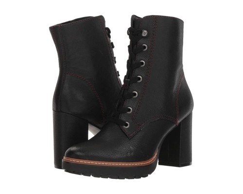 NEW NATURALIZER BLACK LEATHER CONBAT BOOTS SIZE 8 M $185 - Picture 2 of 4