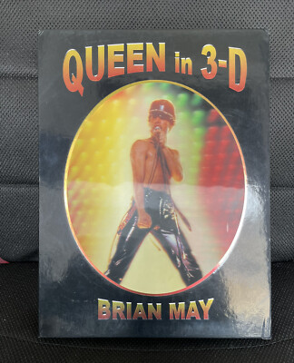 QUEEN IN 3-D BRIAN MAY BUCH ERSTE AUSGABE STARR MIT STEREOSKOP