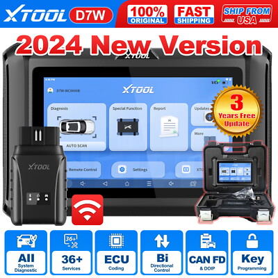 XTOOL D7W Full Systems WIFI Diagnostic Bidirectional Scanner 36+ Service Tool 