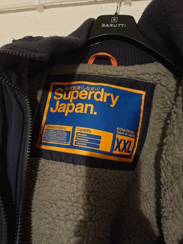 Superdry Wintermantel, schwarz, Größe XXL, gebrauchter Zustand - Bild 4 von 5