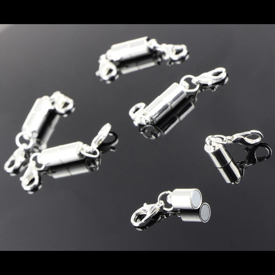 5Pcs Magnetic Clasps Necklace Extender Clasps Diy Jewellery Making Findings - image 2 of 4
