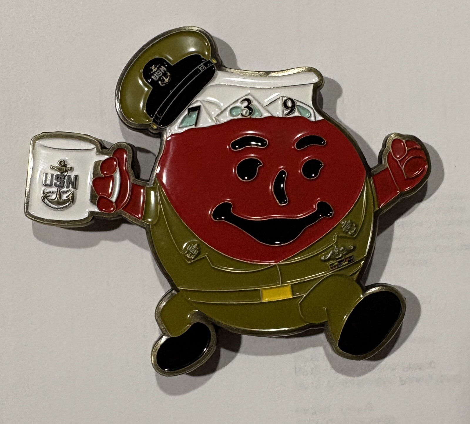 US NAVY CHALLENGE COIN USS NEBRASKA (SSBN-739) CHIEF / CPO-image