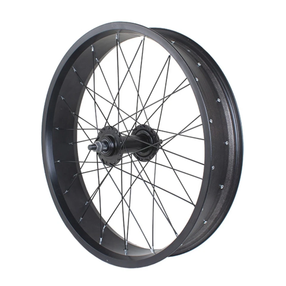 Fat Bike Wheel Rim 20 24 26x4.0 Tire Snowbike Super-wide Wheelset Bicycle Wheels - Image 2 of 4