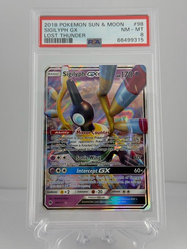 Sigilyph-GX graded PSA 8 for sale on eBay