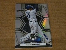 2022 Panini Mosaic #185 Salvador Perez Silver Holo Prizm Nmmt