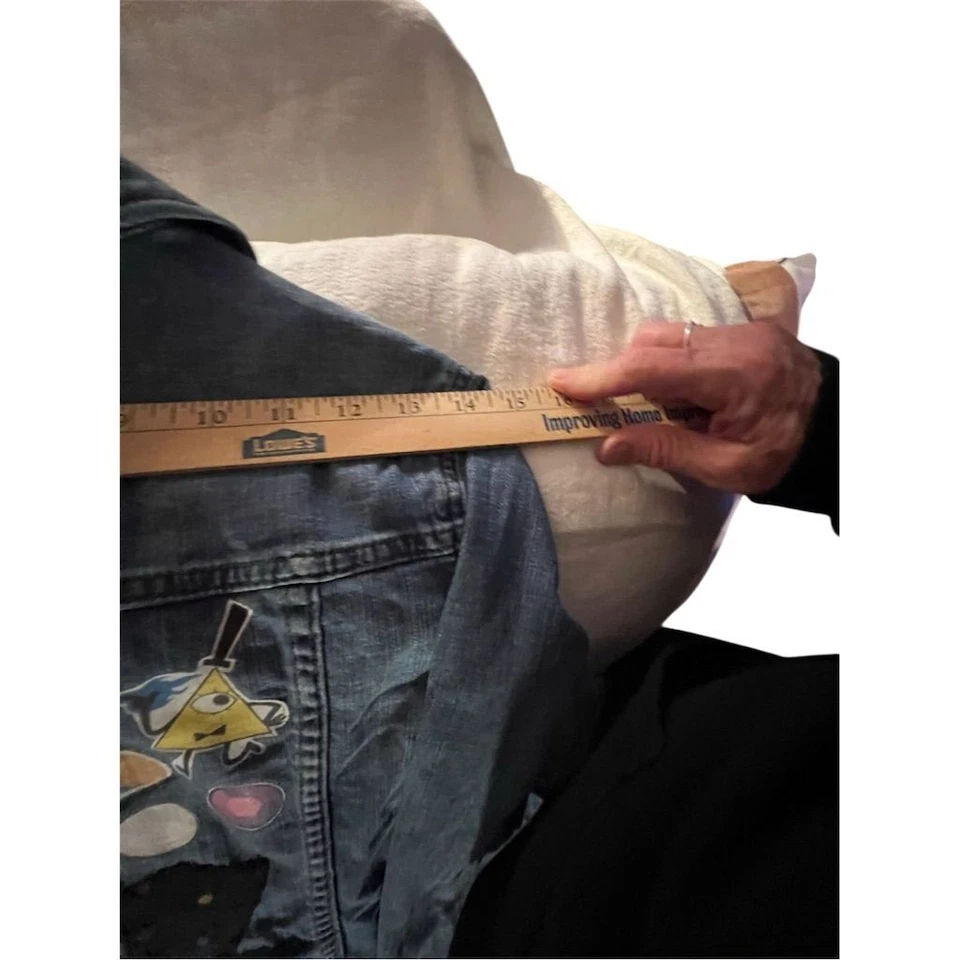 Chaqueta vaquera Paper Denim & Cloth niñas M multicolor gráficos artísticos de retazos Foto 2 de 4