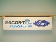 Ford Escort RS Turbo Series 1 Banner Classic Car Workshop Garage Wall Display