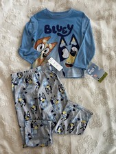 NWT Officially Licensed Bluey and Bingo Pajama Set - 4T -2 Piece NEW Long