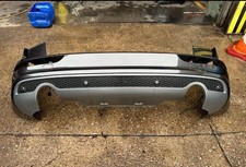 AUDI Q5 S-LINE REAR BUMPER DIFFUSER COMPLETE DOUBLE EXHAUST 08-16 8R0807833C