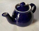 Single serving (1 cup) vintage Hall teapot (USA), no lead, cobalt blue with lid