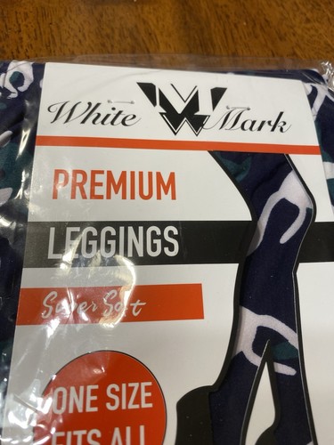 Leggings marca blanca súper suaves, tiro medio, estampado de gato. Talla única para la mayoría. Nuevo - Imagen 3 de 7
