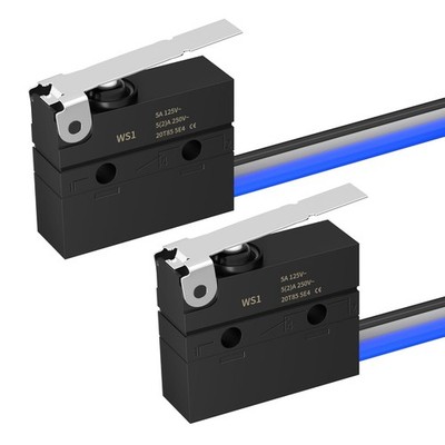 Joinfworld Waterproof Micro Limit Switch with Hinge Lever 6A 12V DC Lever... 