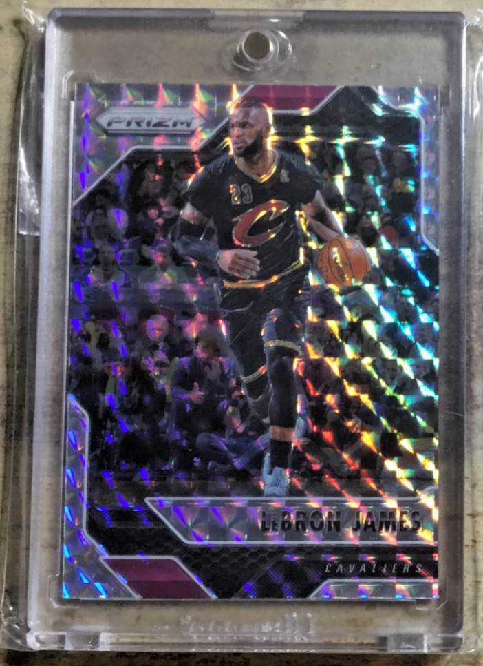 2016 PRIZM MOSAIC LEBRON JAMES #64 SHARP GOAT