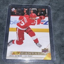 2022-23 Upper Deck Series 2 - Ud Canvas Lucas Raymond #C149 Detroit Red Wings