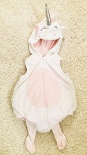 Carter s Halloween Costume Little Unicorn Size 3-6 Months Baby Girl Plush Hooded