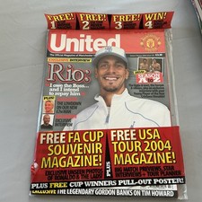 MANCHESTER UNITED OFFICIAL MAGAZINE ISSUE 143 SEASON 2004 New Unopened