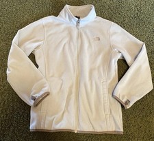 The North Face Girl's Aqua Blue Full Zip Jacket Size Large Pockets