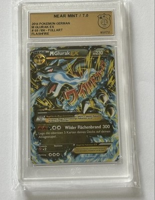 2014 Pokemon  M Glurak Ex #69 / 106 Full Art   NM 7.0