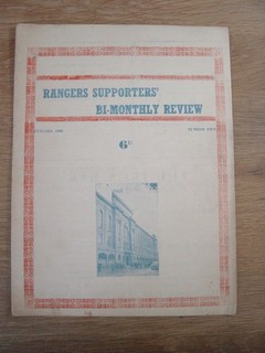 1956 GLASGOW RANGERS BI MONTHLY REVIEW NO 2