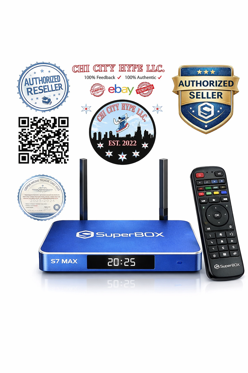 SuperBox S7 MAX 2026 Android TV Box 6K 64GB WiFi 6 Voice Remote