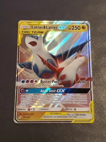 Latias & Latios GX 113/181  Team Up Sun & Moon Tag Team