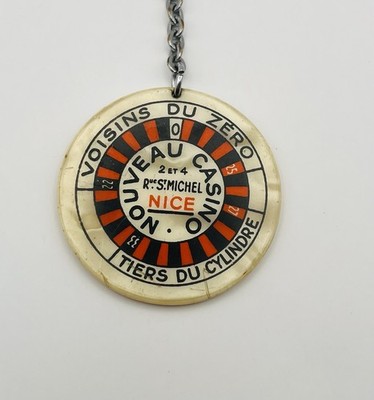 SCHLÜSSELANHÄNGER - NEW CASINO NICE - ROULETTE / BLACK JACK / Games Of Zero Keychain 