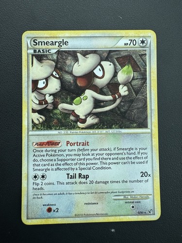 POKEMON TCG SMEARGLE 8/90 HGSS UNDAUNTED HOLO RARE!!