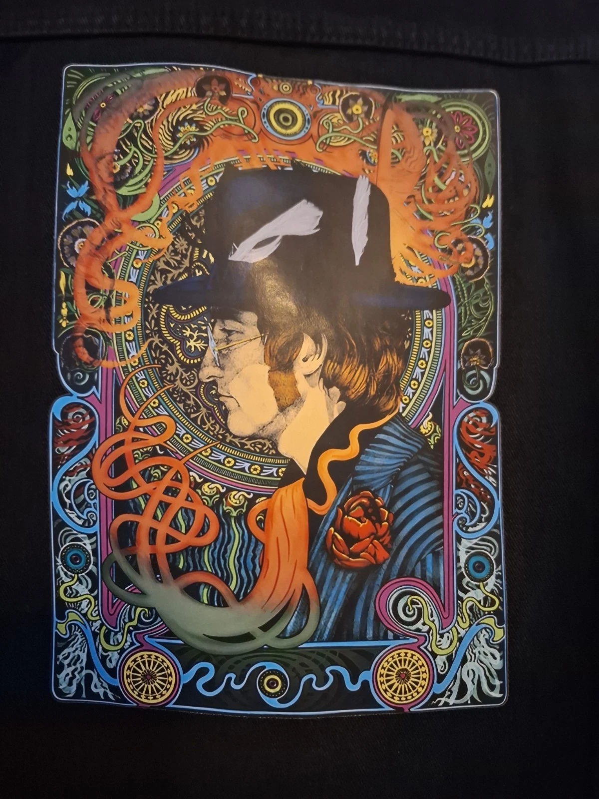 John Lennon Customised Denim Jacket