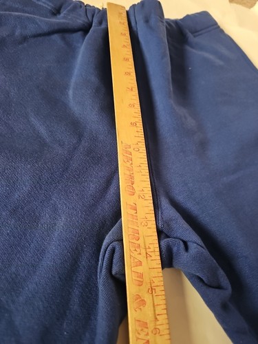 Pantalones deportivos Russell de colección años 90 atléticos de algodón azul con bolsillo hechos en EE. UU. talla XL - Imagen 8 de 12