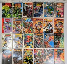Lotto fumetti indie 24 libri anni 90 immagine Valiant Malibu titoli misti bustine originali
