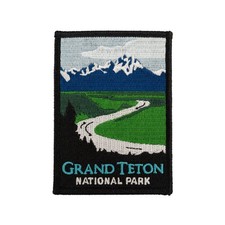 Official Grand Teton National Park Souvenir Patch Snake River Wyoming