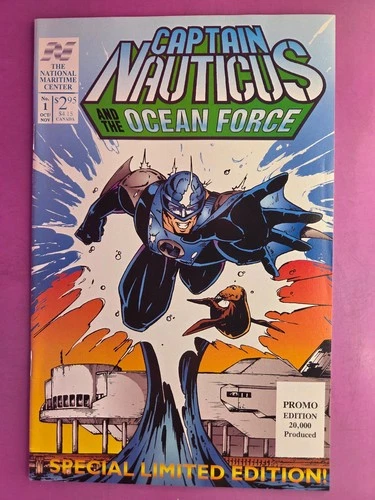 CAPTAIN NAUTICUS AND THE OCEAN FORCE  #1 PROMO  VF   1994  COMBINE SHIPPING