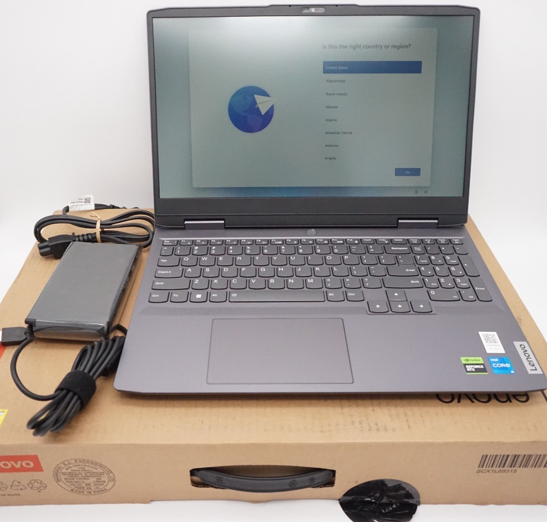 Lenovo LOQ 15IRH8 15.6in 144Hz Intel Core i5 Nvidia RTX 3050 8GB RAM 512GB SSD