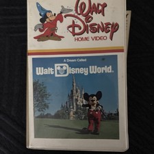 Vintage A Dream Called Walt Disney World VHS ...