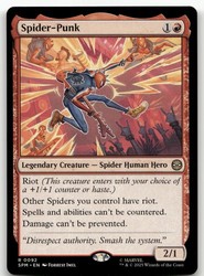Spider-Punk 92 Rare Marvel's Spider-Man Magic: The Gathering