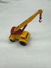 Vintage Matchbox Lesney England No. 11 Taylor Jumbo Crane Yellow With Red Hook