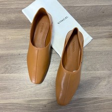 Vince  Branine Square Toe Slip On Leather Loa...