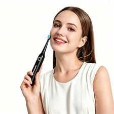 Compact Sonic Electric Toothbrush 5 Modes Waterproof for Adults Kids Travel Use