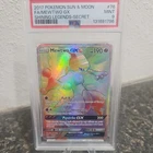 PSA 9 MEWTWO GX 76 SHINING LEGENDS SECRET RAINBOW SUN & MOON POKEMON