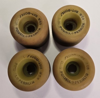 Powell Peralta Rat Bones 65mm 85A vintage wheels 1980s original