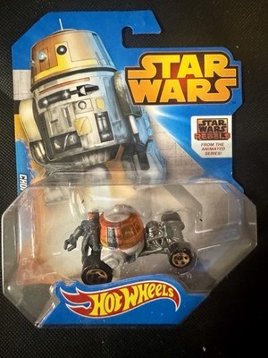 2014 Hot Wheels Star Wars Blue Card Chopper #11 CGW46